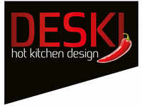 DESKI Digitale Heißluft Fritteuse, 5 Liter, LED-Touch-Display, Timer,