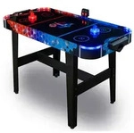 Carromco Airhockeytisch "Aurora-XT" LED-Version,rot-blau,
