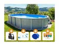 Steinbach Aktionsangebot Stahlwand Swimming Pool Set "Grande oval",,549 x 366 x 135