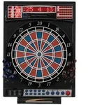 Karella Elektronische Dartscheibe - Dartautomat "Premium Silver" inkl. 24 Softdarts,,