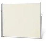 Leco ausziehbare Seitenmarkise, Aluminium-Stahlrohr-Mix,natur,160 x 300 cm (H x L)