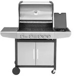 Justus BBQ Gasgrill "Ares 4 SU",silber,