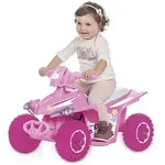 Carromco Elektro Quad "Flowers" f&uuml;r Kinder,pink,