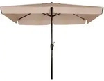 Derby by Doppler Sonnenschirm / Kurbelschirm "Basic Lift neo 210 x 140",greige,210 x