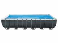 Intex Frame Swimming Pool Set "Ultra Quadra XTR",anthrazit,732 x 366 x 132 cm