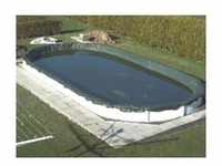 Steinbach Abdeckplane "Winter" für ovale Swimming Pool Stahlwandbecken,grün,730 x