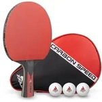 Joola Tischtennis-Schl&auml;ger "Carbon Speed" inkl. Schl&auml;gerh&uuml;lle und 3 B&auml;lle,,
