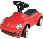 VW Beetle Rutschfahrzeug rot mit Hupe, VW lizenziertes Kinderfahrzeug ab 1 Jahr