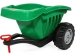 Anh&auml;nger f&uuml;r Kindertraktor gr&uuml;n mit Kippfunktion 35 kg belastbar ab 3 Jahre