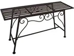 Gartenbank LORIN, Metall, Rost-Optik