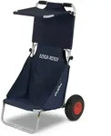 Eckla Beach Rolly in Blau Luftbereift, mit Sonnendach