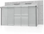Anlehngew&auml;chshaus IDA 6500 1,90x3,17 m, Alurahmen alu eloxiert, HKP 6mm