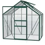 Gew&auml;chshaus Venus 2500 192x130x197cm, smaragd, Sicherheitsglas 3 mm