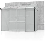 Anlehngew&auml;chshaus IDA 5200 1,90x2,54 m, Alurahmen alu eloxiert