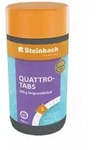 Steinbach Quattrotabs 1Kg, 4 in 1 Poolpflege mit Flockungsmittel, Algizid, Chlor und