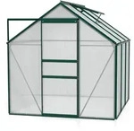 Gew&auml;chshaus VENUS 3800 195x195x197 cm smaragd HKP 4 mm, Gartenhaus