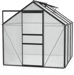 Gew&auml;chshaus VENUS 3800 195x195x197cm schwarz, Gartenhaus HKP 4mm