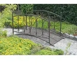 Gartenbr&uuml;cke Dukano, Metall, Rost-Optik