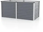 Hochbeet LINUS 86 cm hoch, granit-alu-eloxiert, Metallhochbeet, Gartenbeet