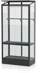 Gew&auml;chshaus POLIS f&uuml;r Balkon mit Sicherheitsglas und Stahlfundament,schwarz