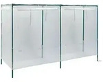 Hochbeetabdeckung L 158x75x105cm aus PE Folie mit integriertem UV Schutz, eckig