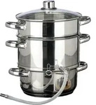 Entsafter aus Edelstahl, 6 Liter, Dampfentsafter