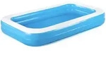 Bestway Family Pool 305 x 183 x 46 cm eckig aufblasbar f&uuml;r Familie