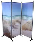 Paravent mit Fotodruck Ostsee, Sichtschutz, Raumteiler