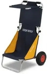 Eckla Beach Rolly in Blau-Gelb Luftbereift, mit Sonnendach