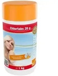 Chlortabs 20g, 1Kg, schnell l&ouml;slich, Poolpflege, Chlor Wasserpflege