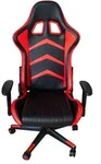 Gaming-Stuhl, schwarz-rot, Nacken- R&uuml;ckenkissen, Gamerstuhl, B&uuml;rostuhl