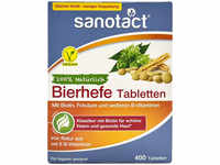 sanotact Bierhefe Tabletten 400 St. (200 g), Grundpreis: &euro; 19,25 / kg