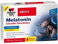 Doppelherz Melatonin Tabletten 120 St (11.4 g), Grundpreis: &euro; 1.486,84 / kg