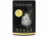 Nassfutter Katze Huhn Pur in Gelee CAT'S LOVE (85 g), Grundpreis: &euro; 14,71...