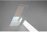 VELUX Verdunkelungsrollo DKL Y35 4580S Helltaupe,Schiene alu PG:P