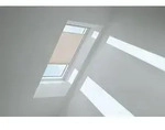 VELUX Standard-Plissee manuell FHL UK08 1259SWL Hellbeige,Schiene wei&szlig; ...