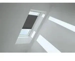 VELUX Standard-Plissee manuell FHL Y87 1274S Graphit,Schiene alu PG:S
