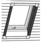 Roto Designo Rx ZIN LAE Innenfutter L&auml;ngenteil xx/16 LT 400 mm KW wei&szlig;