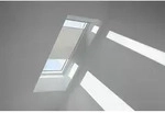 VELUX Standard-Wabenplissee FHC CK02 1172S Lichtgrau,Schiene alu PG:P