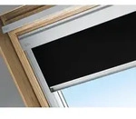 VELUX Classic Verdunkelungsrollo DBL C04 4249 Schwarz,Schiene alu PG:S