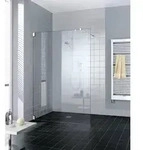 Kermi FILIA WALK-IN Wall FI TWF 2000 GAK: 1000 Silber Hochglanz ESG klar