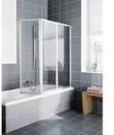 Kermi VARIO 2000 Faltwand 3-fl&uuml;gelig f&uuml;r Badewanne V2 FW3 1400 BV: 1601-1617...
