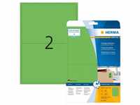 HERMA 4499, HERMA Etiketten 199,6x143,5 mm grün ablösbar