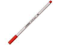 STABILO 568/48, STABILO Faserschreiber Pen 68 brush karmin, 10er Pack