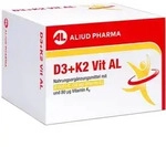D3 + K2 Vit AL 2000 I.E. / 80 &mu;g Kapseln f&uuml;r die Knochen