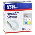 Cutimed Siltec Sorbact Pu-verb.7x10 cm oval