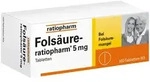 Fols&auml;ure Ratiopharm 5 mg Tabletten