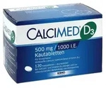 Calcimed D3 500 mg / 1000 I.E. Kautabletten
