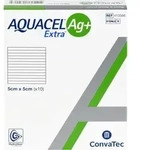 Aquacel Ag+ Extra 5x5 cm Kompressen