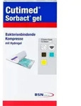 Cutimed Sorbact Gel Kompressen 7,5x15 cm